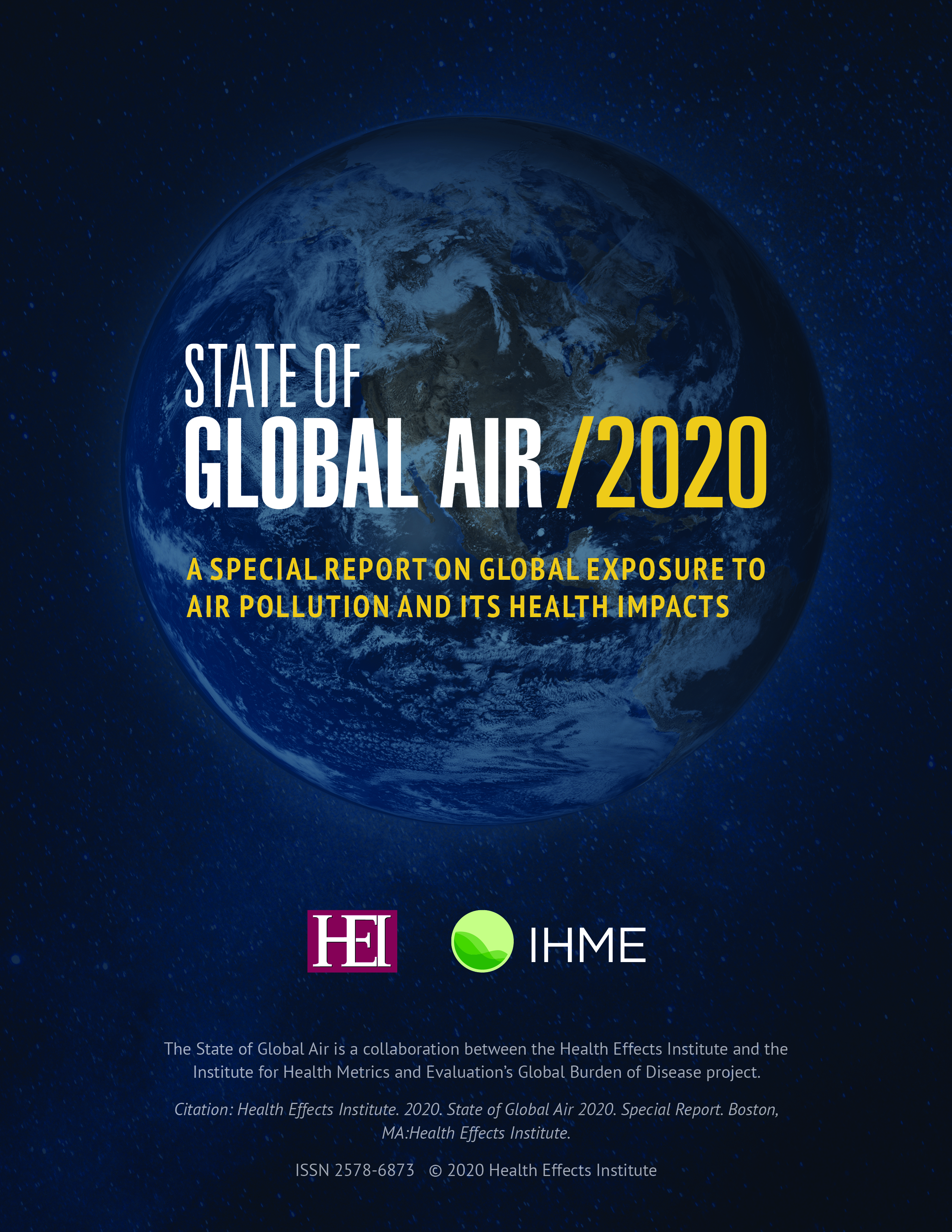 State of Global Air 2020: A Special Report on Global Exposure to Air Pollution and its Health Impacts
