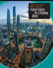 Health Effects Institute Annual Report 2021: Trusted Science for a Changing World. Birds eye view of Shanghai, China.